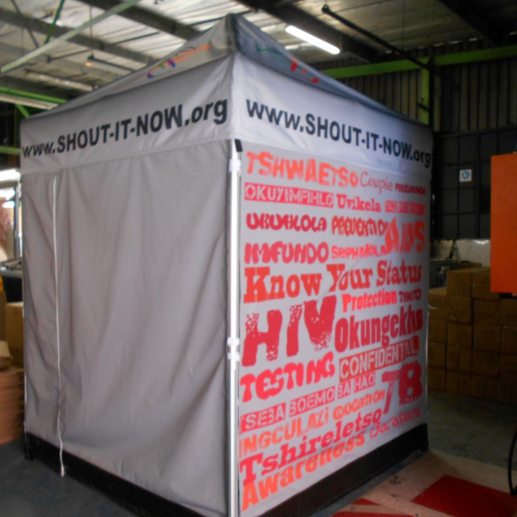 2m x 2m Alu Gazebo view 2